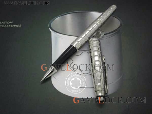 Mont Blanc Meisterstuck Silver Facet Rollerball Pen Replica