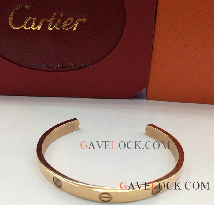 Replica Cartier Bracelet For Sale Yellow Gold Open Bracelet